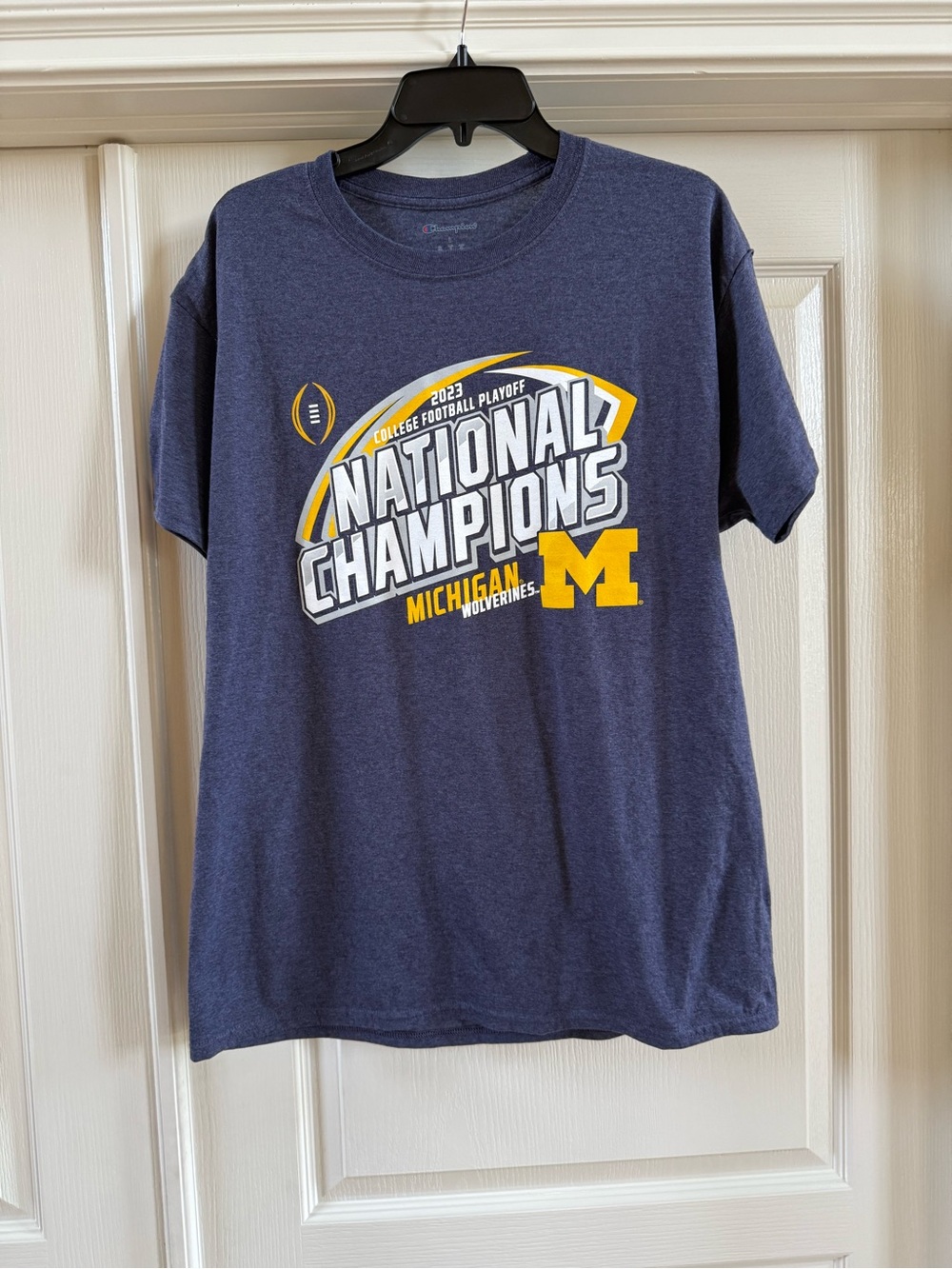 University of Michigan Wolverines 2023 National Champions T-Shirt Large